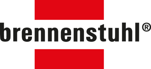 Logo de la marque brennenstuhl, lampe de chantier